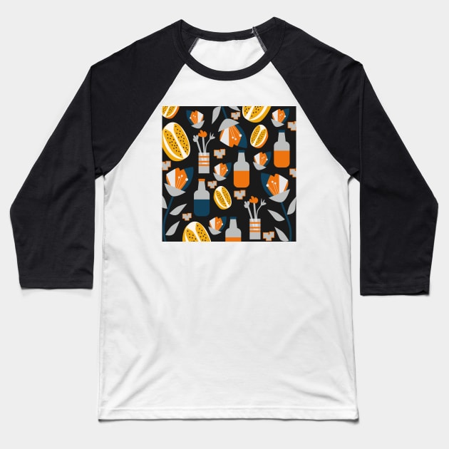 Orange juice Baseball T-Shirt by cocodes